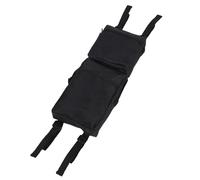 Tomantery Juego de 2 Bolsas Laterales para ATV, Alforjas de Almacenamiento Duraderas para Moto de Nieve UTV, Tela Oxford Negra