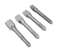 Tomantery Juego de Brocas de Cincel para Martillo Perforador con Puntas Cuadradas de Carburo para Piedra de Hormigón, 4 Brocas para Bujes 3 4 6 9 para Profesionales de la Albañilería y Entusiastas