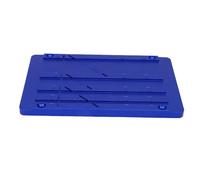 Tomantery Juego de Empalme de Cinta Bloque de Carrete a Carrete de Aleación de Aluminio de Precisión con Cinta de Empalme para Revoxsonido de 1/4 de 10 Pulgadas para Entusiastas/profesionales (Azul)