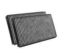 Tomantery Juego de Filtros de Aire de Cabina Filtro de Aire de Cabina de Carbono de Primera Calidad para E60 528i 535i 535xi 545i 550i 650i M5 M6, 2 Piezas, Se Adapta Al de Filtración de del