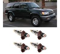 Tomantery Juego de Inyectores de Kit de Inyector de de 4 Piezas de para 2.7L 1996-2000, Reemplazo Directo para un Funcionamiento Suave del Motor, Apto para 2.4L .7L 1995-2001
