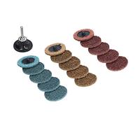 Tomantery Juego de Muelas Abrasivas Gruesas de 2 Pulgadas para Amoladora Troqueladora, Material de Aluminio, Reemplazo Rápido para Carrocería de Automóvil, Mecanizado de Rotores, Motocicletas