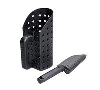 Tomantery Juego de Pala y Paleta de ABS para Detección de Metales en la | Herramienta portátil para búsqueda del tesoro, ergonómico, capacidad de 1/2 galón, excavación de jardín, kit liviano