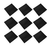 Tomantery Juego de Pegatinas de Silicona Braille Bump Dots para Personas con Discapacidad Visual, Diámetro de 8 Mm, Mejora la Independencia para Teclados, Interruptores y Electrodomésticos (Negra)