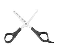 Tomantery Juego de Tijeras para Dientes con Tijeras para Adelgazar el Cabello para Perros y Gatos con Tornillos Precisos para el Cuidado de Mascotas, Agarre Cómodo, Fácil de Usar, Material: Acero