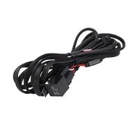 Tomantery Kit de Arnés de Cableado de Barra de Luz LED de Alta Resistencia de 2 Cables para Camión UTV ATV, Protector de relé Incorporado Fusible de Cuchilla de 30 A Arnés de Luz Antiniebla