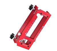 Tomantery Kit de Plantilla de Enrutador de Bisagra de Puerta de Aluminio | Guía de embutir precisa, superficie anodizada, construcción duradera, opciones de esquinas cuadradas, fácil ajuste de