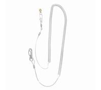 Tomantery Kits de Correa de Cuerda de Entrenamiento Volador Antimordeduras para Pájaros y Loros, Diseño de Grillete en U, Ligero y Portátil para Entrenamiento de Aves, 6m (Cuerda voladora de 6,5 MM