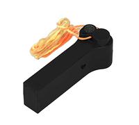 Tomantery Lanzador de Cuerda Eléctrico Juguete de Hélice Versátil Fuerte Practicabilidad Operación Simple Diseño Compacto para Diversión Al Aire Libre ABS 4.7 X 1.7 X 1.8 Pulgadas (Negro)