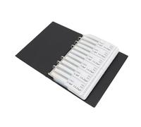 Tomantery Libro Surtido de Condensadores Almacenamiento Conveniente para Ingenieros y Estudiantes, COG X7R X5R Kit Surtido de 84 Valores para Experimentos