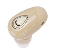 Tomantery Mini Auricular con Subwoofer Inalámbrico, Llamada HD para Conducir Material ABS Negro (Color de Piel)