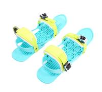 Tomantery Mini Patines de esquí Ajustables Patines de Nieve Portátiles para Deportes de Invierno, Experiencia Cómoda para Esquiadores y Patinadores, Material de Nailon, 2 Zapatos de esquí Incluidos