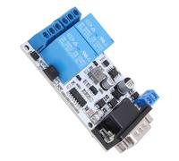 Tomantery Módulo de Interruptor de relé Confiable de 2 Canales con Chip de Comunicación Estable para MCU, Ideal para Control de Energía, Placa de relé de Puerto Serie para Detección de Cantidad