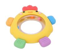 Tomantery Mordedor en Forma de Pollito, Juguete Seguro para la Dentición del bebé, Chupete Sensorial para Bebés de 0 a 12 Meses, Mordedor de Silicona para Aliviar las Encías Material: Silicona