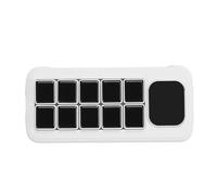 Tomantery Panel de Control de Voz AI Teclas Mecánicas LCD Multifuncionales para Hogar Inteligente, de Doble Núcleo para y OS X, Material ABS (Blanco)