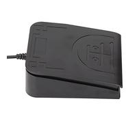 Tomantery Pedal de Interruptor de Pie USB Controlador Ergonómico de un Solo Pedal para Juegos Configuración de Teclas de Transcripción para Instrumentos Photobooth Zoom Material ABS Gris