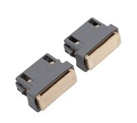 Tomantery Pestillo de la Tapa del Reposabrazos de la Puerta Delantera, Repuesto Duradero para Material ABS Town 2003-2011, 2 Pestillos del Reposabrazos para Puerta de Coche