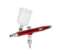 Tomantery Pistola Pulverizadora con Aerógrafo de Doble Acción AR131, 0,3 | Pintura con aerógrafo con vaso de 20 cc, para modelos, camisetas, decoración de uñas, pasteles de bricolaje
