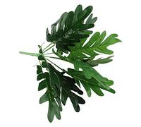 Tomantery Planta de Césped Verde de Plástico Artificial para Decoración Realista del Hogar, Hoja de Follaje Vertical Falsa para Exhibición en la Oficina, Fácil de Cuidar, 13,4 Pulgadas