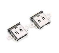 Tomantery Puerto de Carga de Aluminio, Puerto de Carga 2pcs de para el Interruptor para la Fuente de Alimentación de la Máquina de Juego