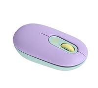 Tomantery Ratón Inalámbrico Ratón Portátil de Modo Dual para Computadoras, Diseño de Moda Ratones Inalámbricos Silenciosos para Jóvenes y Grupos de Moda