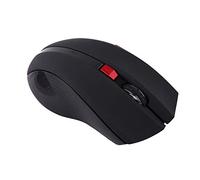 Tomantery Ratón óptico Inalámbrico para Juegos Ratones Mecánicos para Juegos de Computadora, Portátil y Liviano, Resolución 2400 DPI, para Navegar Fácilmente por Internet, 11,5 X 6,3 X 3,5 Cm, (Negro)