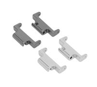 Tomantery Reemplazo del Conector de la Correa del Reloj Juego de 2 Reemplazo del Conector de la Correa del Reloj de 12 a 20 Mm Ajuste Metal Fácil de Instalar para GTV2