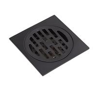 Tomantery Rejilla de Ducha Cuadrada de Cobre y Acero Inoxidable Antiguo, Fácil de Drenar para Desagüe de Piso de Baño de Cocina, Rejilla de Ducha para Balcón, 293 G