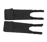 Tomantery Reposapiés Colgante Ajustable, Soporte Fácil de Instalar para Accesorios de Cultivador ATV/UTV, para Ciclista, Tela Oxford 600D Negra