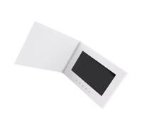 Tomantery Reproducción de Video HD 720P Tarjeta de Felicitación de Video Electrónica para Publicidad de Marketing Ideal para Promoción Empresarial Plástico 8.27x5.91x0.39in Posibilidades de Diseño