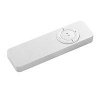 Tomantery Reproductor de MP3 USB Reproductor de Música Portátil para Viajes en Casa de Música de Bolsillo Recargable y Liviano para Estudiantes Amigos Familia Blanco