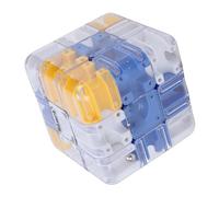 Tomantery Rompecabezas de Laberinto 3D, Juguete Rompecabezas Educativo para Todas Las Edades, Entrenamiento de Habilidades Motoras Finas Azules para Juego en Grupo, Material Plástico