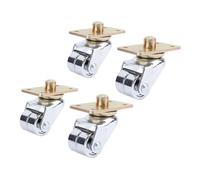 Tomantery Rueda Giratoria para Piano de 4 Piezas Giratoria de 360 | Rueda giratoria vertical para piano, giratoria de 360 grados, ruedas de hierro resistentes para muebles, estantería,