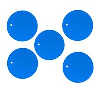 Tomantery Salvamanteles Redondos de Silicona Resistentes Al Calor para Platos y Ollas Calientes, 5 uds. Almohadillas Calientes Antideslizantes para Cocina y Comedor (Azul)