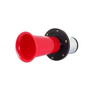 Tomantery Sirena de Bocina Antigua de Estilo Antiguo para Coche y Camión, 110DB, Ruidosa, para Amantes de los Coches Antiguos, Color Plateado (Rojo)