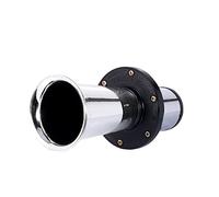 Tomantery Sirena de Bocina Antigua de Estilo Antiguo para Coche y Camión, 110DB, Ruidosa, para Amantes de los Coches Antiguos, Color Plateado (Plata)