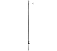 Tomantery Soporte de Luz Plegable Portátil para Acampar, Poste de Linterna de Camping de Aleación de Aluminio Liviano para Actividades Al Aire, Color Aluminio, 47.2 Pulgadas de Largo, 1 PC, para (#1)