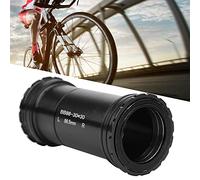 Tomantery Soporte Inferior de Bloqueo de Bicicleta de Aleación BB86, Rodamiento de para FS/ROTOR/, Negro, 1 Unidad (BB86*30 negro 4 rodamientos)