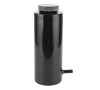 Tomantery Tanque de Desbordamiento de Refrigerante de Aluminio, Depósito de Desbordamiento de Radiador Duradero, Capacidad de 800ml, Universal para Accesorios de Automóvil (Negro)