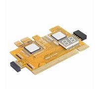 Tomantery Tarjeta de Depuración, Coincidir Bien 4 en 1 Tarjetas de Prueba de Computadora Señal Estable para Escritorio de Forma Permanente