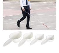 Tomantery Taza Medidora Braille Portátil, Cuchara de café Ligera y Precisa, 4 Uds., para Cocina, té para Hornear