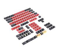 Tomantery Teclas PBT Elementos de Animación de Estilo Japonés Duraderos Teclas para Teclados para Juegos para Teclados Mecánicos Universales Juego de 128, Material PBT Resistente Al Aceite para una