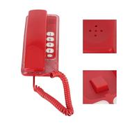 Tomantery Tomantery Teléfono con Cable Montado en la Pared con Función de Silencio de Flash Rápido para Oficina, Hotel, Hogar, Material ABS Duradero, Diseño Portátil para la Escuela - KXT-438