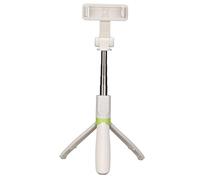 Tomantery Trípode Extensible para Palo Selfie, Control Remoto Inalámbrico Liviano para Teléfonos Inteligentes, la Mejor Foto en ángulo para Transmisiones en, Material ABS Blanco