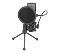 Tomantery USB Condenser Mic, One Touch Mute High Sensibilidad Cardioid Pickup Gaming Microphone Professional para Grabar para Podcasting