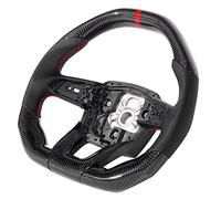 Tomantery Volante de Fibra de Carbono con Recubrimiento Epoxi Diseño Racing para Cuero Napa Negro Urus