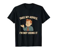 Tomar mi consejo Bold Cartoon Vintage Gráfico Camiseta