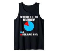 ¿Tomaré una Cerveza Hoy? Si o si (Solo en Rojo) Camiseta sin Mangas