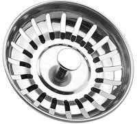 Tomario 82mm Upgraded Kitchen Sink Plug Strainer Coladores de Acero Inoxidable Espesos Tapones de Fregadero de Repuesto para Recoger la Comida, Fregaderos Diámetro del Agujero 82.3-84mm