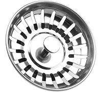 Tomario Tapón colador de Fregadero de Cocina de Acero Inoxidable Grueso para Fregadero de Cocina, diámetro del Agujero 78 mm